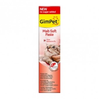 Паста шерстевыводящая Gimpet Malt-Soft 200г БЕЗ сахара фото, цены, купить