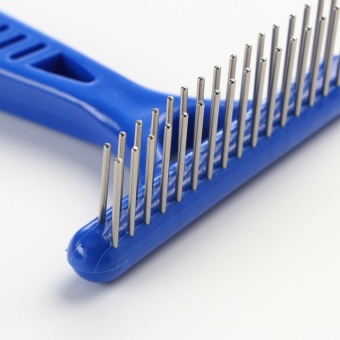 Расческа грабли двухрядные 13.5*8.8см фото Расческа грабли двухрядные 13.5*8.8см фото, цены, купить