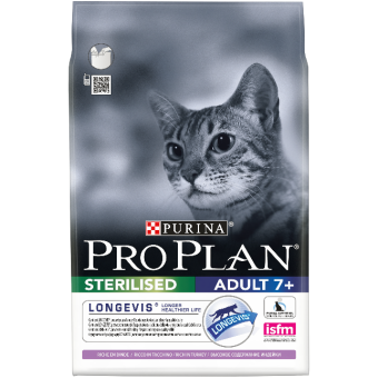 PRO PLAN Adult 7+ с индейкой для кошек старше 7 лет фото, цены, купить