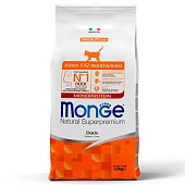 Monge Speciality Line Monoprotein сухой для котят и беременных кошек, из утки 1,5 кг фото, цены, купить