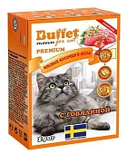 BUFFET  консервы 190г желе с говядиной для кошек фото, цены, купить