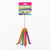 Игрушка для птиц "Веселая карусель", микс 6957276
