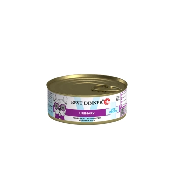 Best Dinner Exclusive Vet Profi Urinary консервы с говядиной при МКБ у собак 100г фото, цены, купить
