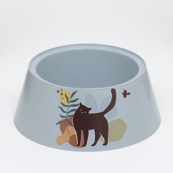 Миска "Cats" 0,7л Серая фото, цены, купить