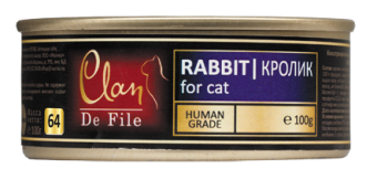 Clan De File консервы 100г кусочки кролика для кошек фото, цены, купить