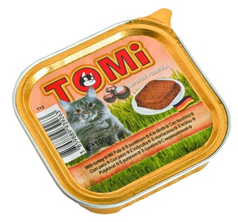 TOMI консервы 100г  с индейкой для кошек фото, цены, купить