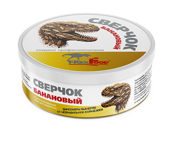 Корм Консервированный Сверчок банановый 40г T-RexFood фото, цены, купить