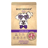 Best Dinner Holistic при аллергии и чувств. пищеварении для крупных и средних ягненок,базилик 12 кг фото, цены, купить