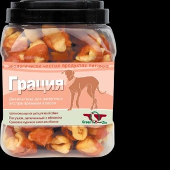 GQ банка 750г ГРАЦИЯ (Сушеное Гусиное мясо на Яблоке) фото, цены, купить