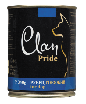 Clan Dog Pride консервы 340г говяжий рубец для собак фото, цены, купить