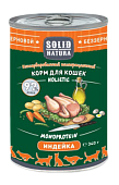 Solid Natura Holistic консервы для кошек с индейкой 340г