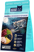 Ночной Охотник Индейка, ягненок, черника для котят 400г фото, цены, купить