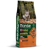 Monge BWild GRAIN FREE сухой для взрослых собак, Утка/Картофель 12 кг фото, цены, купить