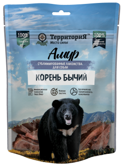 Территория Амур корень бычий 65г для собак фото, цены, купить