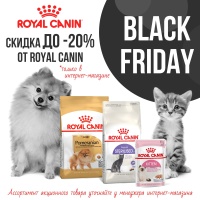 Черная Пятница от Royal Canin