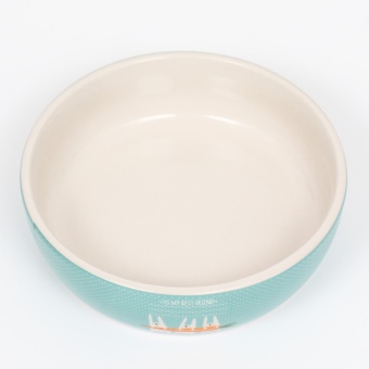 Миска керамическая "Для кроликов" 300мл, 12 х 3,5 см  фото