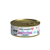 Best Dinner Exclusive Vet Profi Urinary консервы утка с клюквой для кошек при МКБ  100г фото, цены, купить