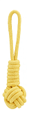 Petsona игрушка для собак петля веревочная с мячиком, 27 см, желтая фото, цены, купить
