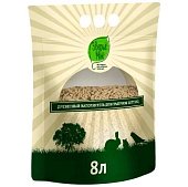 Наполнитель древесный ЗВЕРЬЁ МОЁ для грызунов и птиц 8л/2кг