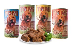 Снова в продаже консервы для собак Tomi 1200г