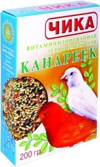 Корм ЧИКА Витаминизированный для Канареек 200г фото, цены, купить