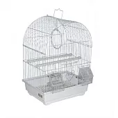 Клетка для птиц №1 Китай 35*28*49см Овальная Крыша ЭМАЛЬ  фото, цены, купить