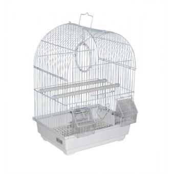 Клетка для птиц №1 Китай 35*28*49см Овальная Крыша ЭМАЛЬ  фото, цены, купить