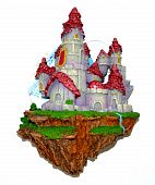 Акв Декорация "замок на парящей скале" (на присоске) (MJA-112) фото, цены, купить