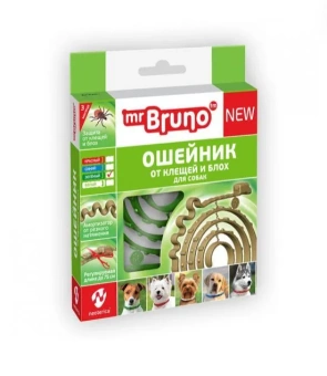 Ошейник противопаразитарный  Mr.Bruno для собак 75см (зеленый) фото, цены, купить