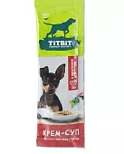 TiTBiT  Крем-суп с кусочками телятины для собак 35г  фото, цены, купить