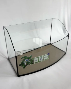 Террариум - черепашник Cariby-40, переднее стекло овальной формы фото, цены, купить