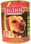 Big Dog для собак Телятина с кроликом