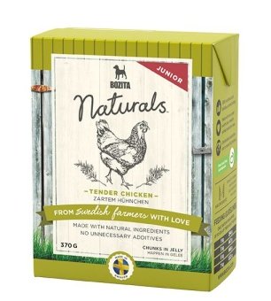 Bozita Naturals консервы 370г кусочки курицы в желе для щенков фото, цены, купить