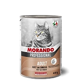 MORANDO PROFESSIONAL с кроликом паштет для кошек 400г