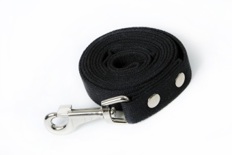 Брезент Поводок 20мм 5м карабин Чёрный фото, цены, купить