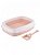 Туалет  с бортиком Pet-it 46*34*12см + Совок Розовый фото, цены, купить