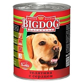 Big Dog для собак телятина с сердцем