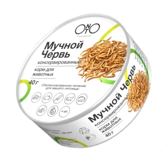 Корм Консервированный Мучной Червь 40г фото, цены, купить