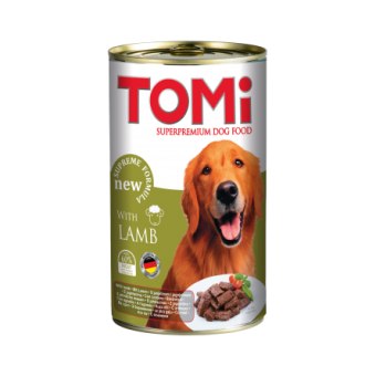 TOMI консервы 1200г с ягненком для собак фото, цены, купить