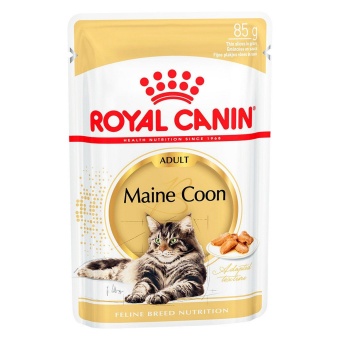 Royal Canin Мейн Кун пауч 85г в соусе для кошек фото, цены, купить