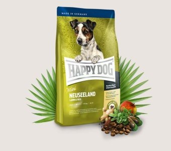 Happy Dog Supreme Mini Neuseeland новозеландский ягненок и рис для мини пород собак 8кг фото, цены, купить