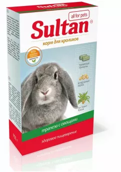 Султан корм для кроликов Основной рацион 400г фото, цены, купить