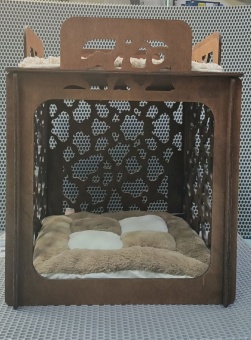 Домик дерево Дюплекс Мокрый Нос 45*45*55см для кошек