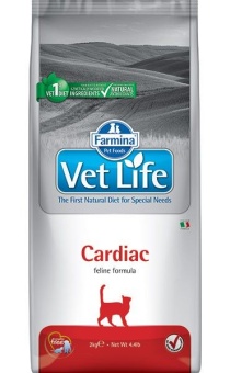 Farmina VetLife Cardiac 400г для кошек при заболеваниях сердца фото, цены, купить