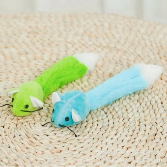 Мышь плюшевая с большим" Хрустящим" хвостом 22*5,5см фото, цены, купить