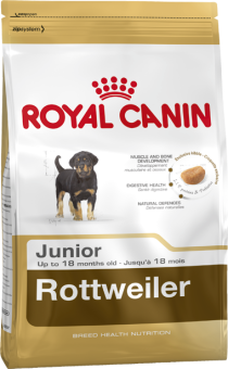 Royal Canin Rottweiler Junior для щенков породы Ротвейлер до 18 месяцев фото, цены, купить