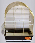 Золотая Клетка для птиц Средняя Круглая крыша Золото А417 фото, цены, купить