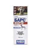 Спрей Барс Форте для собак 100мл фото, цены, купить