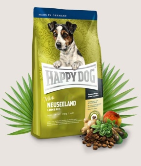 Happy Dog Supreme Mini Neuseeland новозеландский ягненок и рис для мини пород собак 300г фото, цены, купить