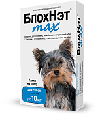 БлохНэт max  капли для собак массой тела до 10кг (1мл) фото, цены, купить